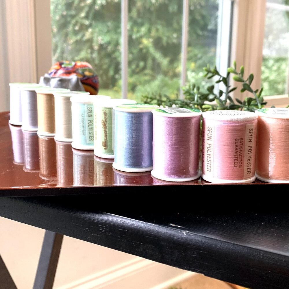 Assorted Pastel Thread 10pc - Picture 4 of 8